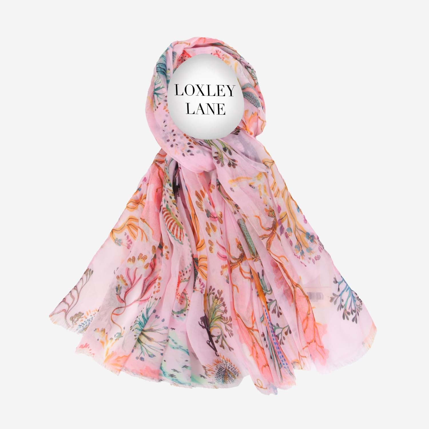 LIGHTWEIGHT SCARF SEASHORE PINK
