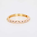 BANGLE HINGED ENAMEL DETAIL LALIC