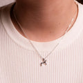 NECKLACE DOG PENDANT SILVER PLATED