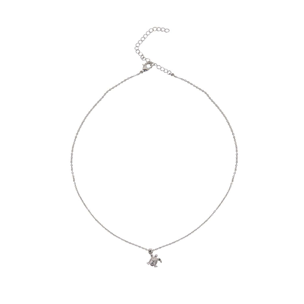 NECKLACE TURTLEPENDANT SILVER PLATED