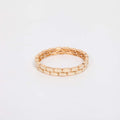 ELASTICATED ENAMEL TILE BRACELET IVORY
