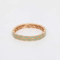 ELASTICATED ENAMEL TILE BRACELET SAGE