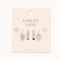 EVERYDAY EAR PARTY HEART STACK 14K GOLD PLATED