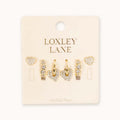 EVERYDAY EAR PARTY HEART STACK SILVER PLATED