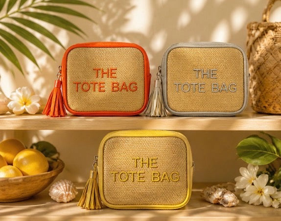 Woven detail cross body summer camera style bag