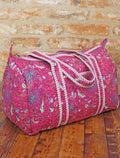 Quilted Cotton Duffle Bag