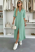 Layla Maxi Shirt Dress