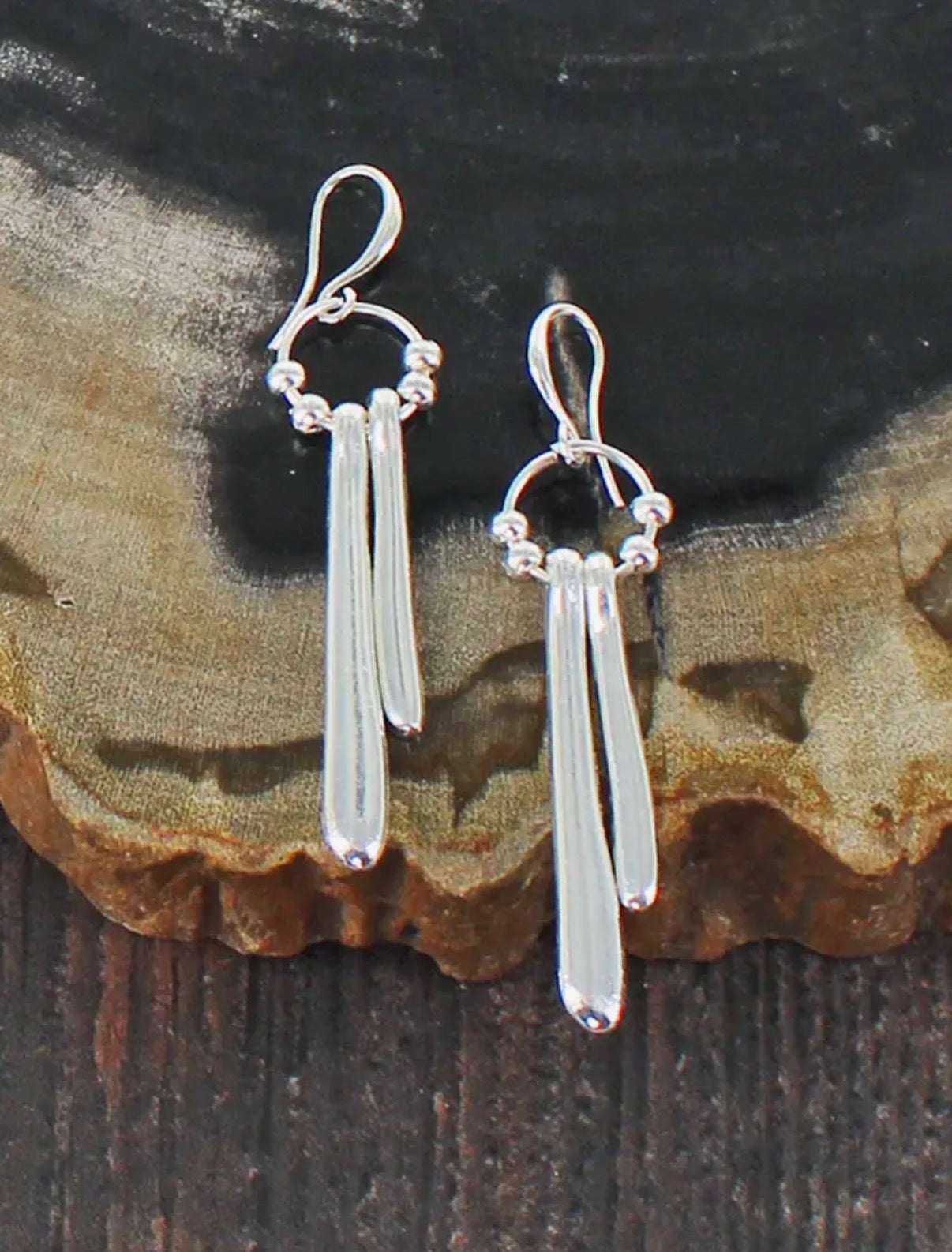 DOUBLE DROP EARRINGS